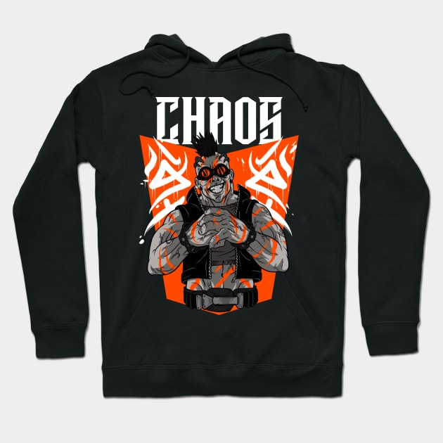 Ninja Warrior Chaos Hoodie by SweetMay